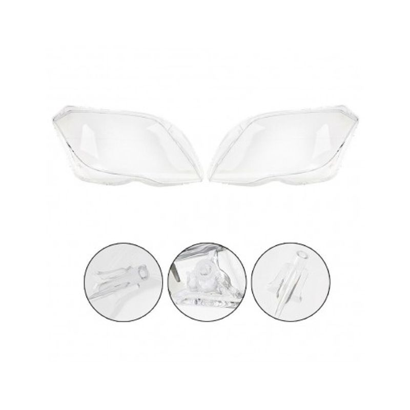 Auto si Moto - Piese auto si accesorii - Caroserie - Faruri, stopuri si proiectoare - Set 2 sticle faruri pentru Mercedes GLK X204 (2008 - 2011) - Infinity.ro