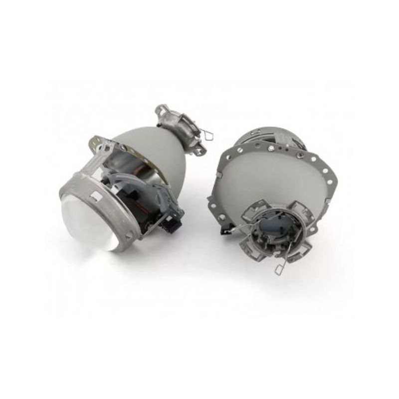 Auto si Moto - Piese auto si accesorii - Caroserie - Faruri, stopuri si proiectoare - Lupe pentru far Bixenon D2S 3'' tip Hella E55 EvoX-R 3.0 cu suport pentru igniter - Infinity.ro