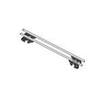 Auto si Moto - Piese auto si accesorii - Caroserie - Ornamente exterior auto - Bare portbagaj auto transversale Menabo  Sherman Silver pentru Dacia Sandero Stepway 2013-2020 - Infinity.ro