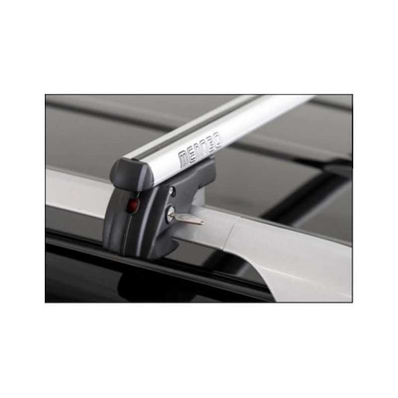 Auto si Moto - Piese auto si accesorii - Caroserie - Ornamente exterior auto - Bare portbagaj auto transversale Menabo  Sherman Silver pentru Dacia Sandero Stepway 2013-2020 - Infinity.ro
