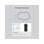 Auto si Moto - Piese auto si accesorii - Caroserie - Ornamente exterior auto - Bare portbagaj auto transversale Menabo Tema Otel pentru Nissan Juke, 5 usi, model 2010-2019 - Infinity.ro