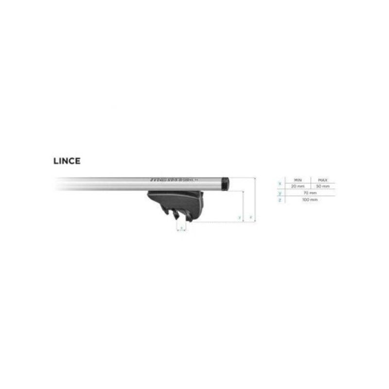 Auto si Moto - Piese auto si accesorii - Caroserie - Alte accesorii caroserie - Bare portbagaj auto transversale Menabo Lince Silver pentru Suzuki Vitara 2015+ - Infinity.ro