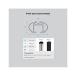 Auto si Moto - Piese auto si accesorii - Caroserie - Ornamente exterior auto - Bare portbagaj auto transversale Menabo Tiger Silver pentru BMW X3 (F25) 2010-2017 - Infinity.ro