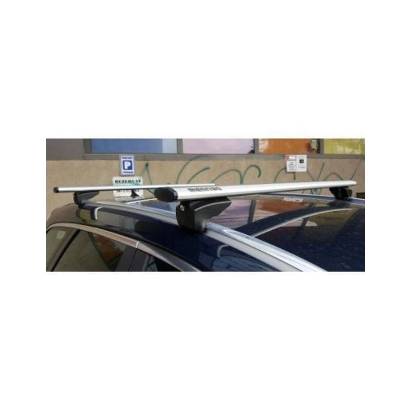 Auto si Moto - Piese auto si accesorii - Caroserie - Alte accesorii caroserie - Bare portbagaj auto transversale Menabo Lince Silver pentru Hyundai Kona 2017+ - Infinity.ro