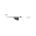 Auto si Moto - Piese auto si accesorii - Caroserie - Alte accesorii caroserie - Bare portbagaj auto transversale Menabo Lince Silver pentru Hyundai Kona 2017+ - Infinity.ro