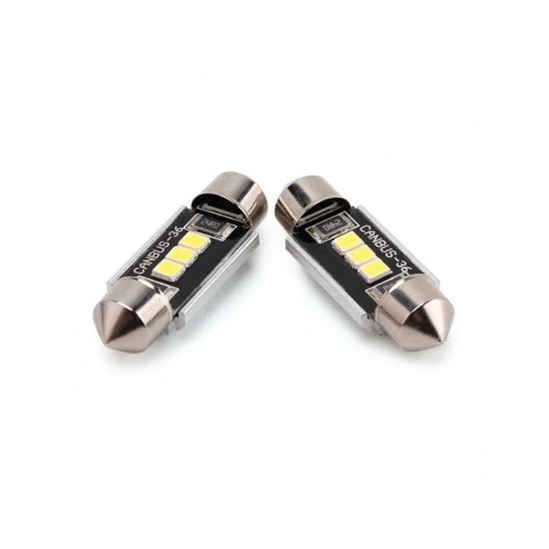 Auto si Moto - Electrice auto - Iluminare si semnalizare - Becuri auto - Led auto sofit 36mm Canbus 3 smd 2835 – Super Bright - Infinity.ro