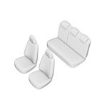 Auto si Moto - Intretinere auto - Huse auto - Set Huse Scaun Suzuki Swift 2012- (bancheta Fractionata) Cu Tetiere Spate In Forma De L - Infinity.ro