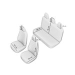 Auto si Moto - Intretinere auto - Huse auto - Set Huse Scaun Exclusive Leather Atlas Negru Umb-B, Umbrella - Infinity.ro