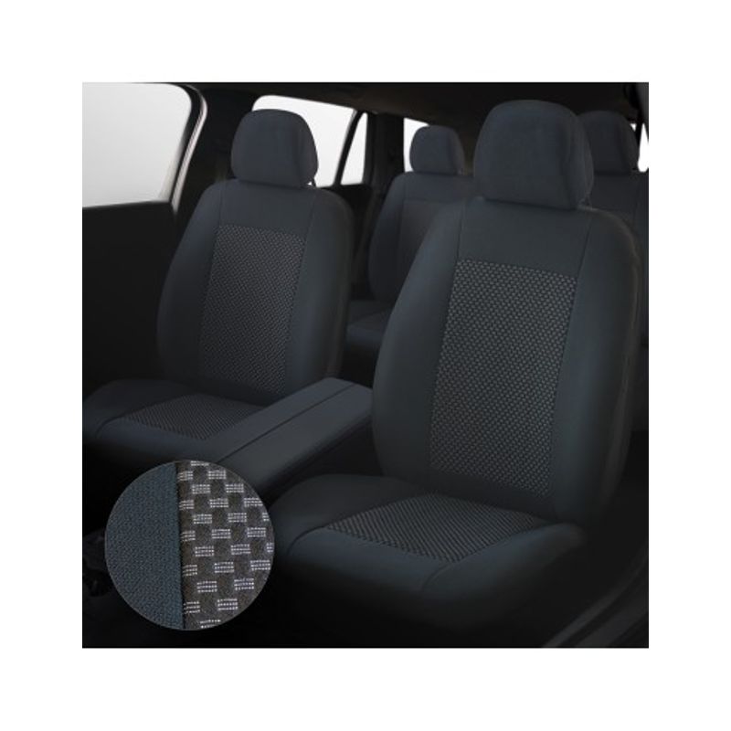 Auto si Moto - Intretinere auto - Huse auto - Set Huse Scaun Lux Negru Umb4, Universale, Umbrella - Infinity.ro