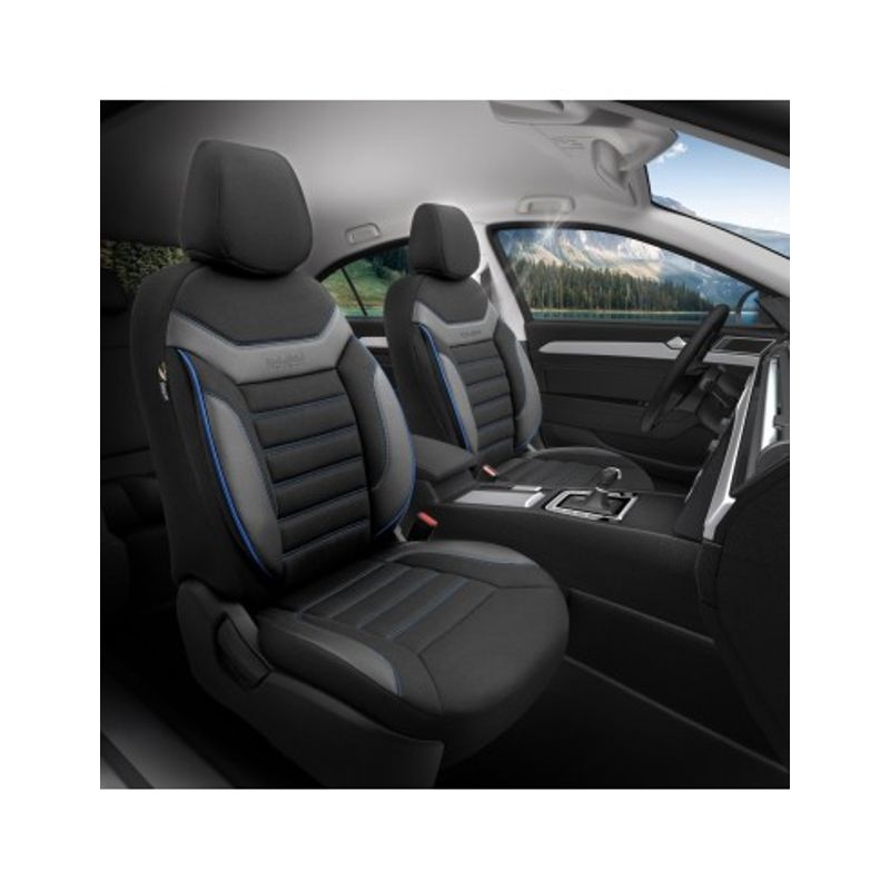 Auto si Moto - Intretinere auto - Huse auto - Set Huse Scaun Individual Albastru, Umbrella - Infinity.ro