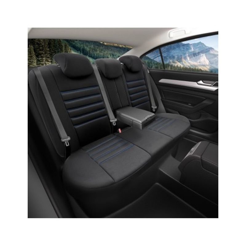 Auto si Moto - Intretinere auto - Huse auto - Set Huse Scaun Individual Albastru, Umbrella - Infinity.ro