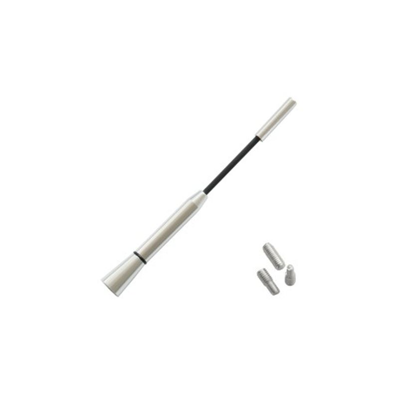 Auto si Moto - Electronice auto - Multimedia auto - Antena Auto Exterior Cromata 15.8 cm Cu 3 Adaptoare (4-5-6MM) - Infinity.ro