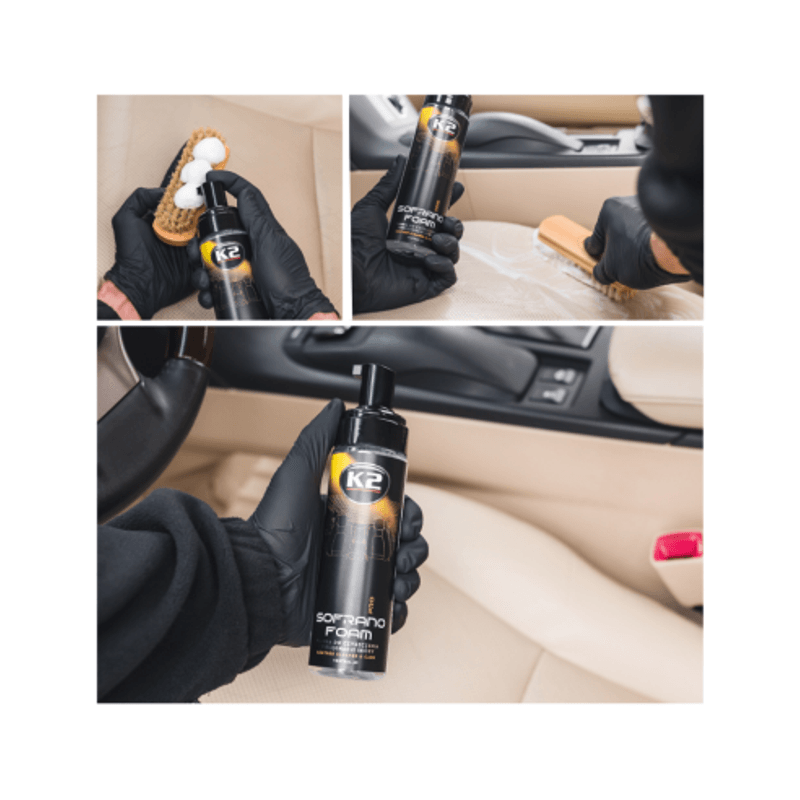 Auto si Moto - Intretinere auto - Produse curatare auto - Solutie Curatare si Ingrijire Piele Auto K2 SOFRANO PRO, 200ml - Infinity.ro
