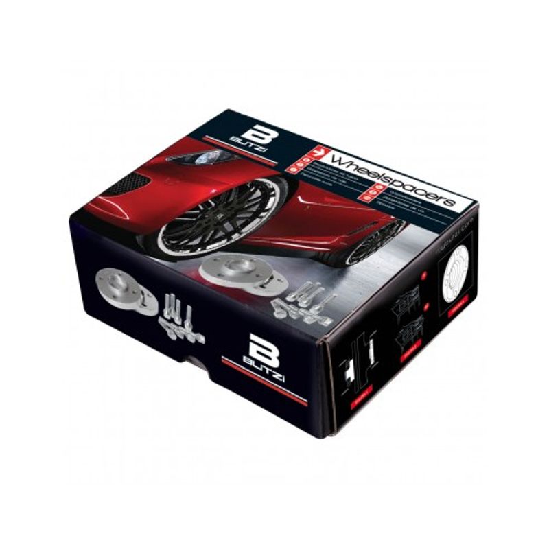 Auto si Moto - Piese auto si accesorii - Piese auto - Tuning - Set doua distantiere roti auto 5x112 pe 16mm, 66.6 plus prezoane M14X1.50 pentru Mercedes, Audi - Infinity.ro