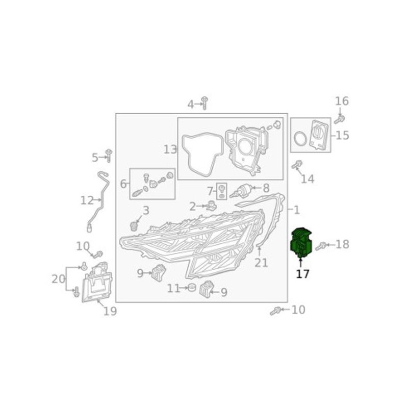 Auto si Moto - Piese auto si accesorii - Caroserie - Faruri, stopuri si proiectoare - Kit reparatie modul lumini de zi DRL si semnalizare Audi Q8 2018-2023 pentru farurile fara Matrix - Infinity.ro