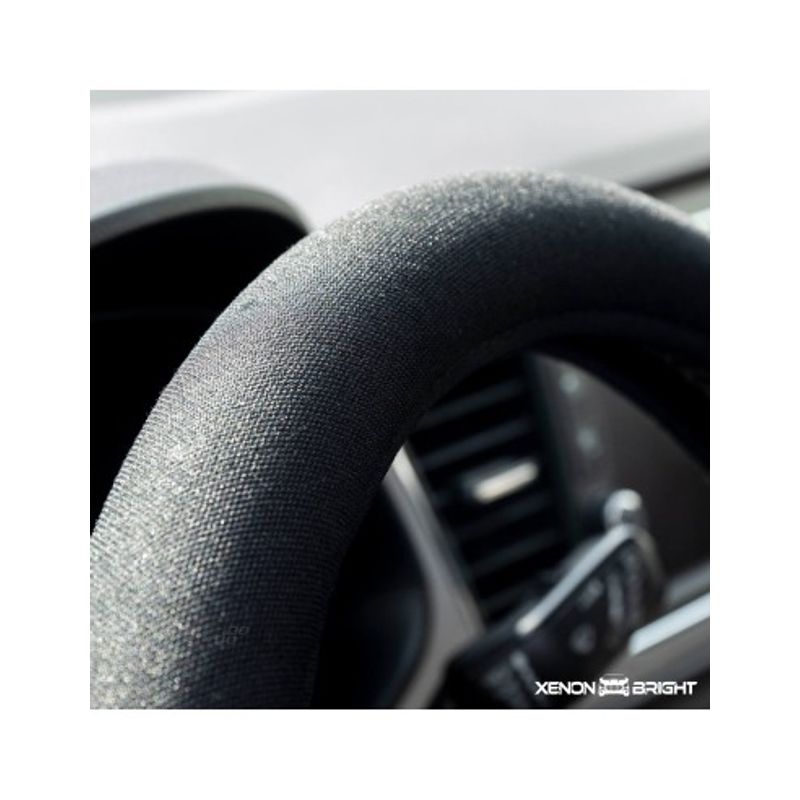 Auto si Moto - Intretinere auto - Huse auto - Husa volan din Velur 37-39 cm Negru, Amio - Infinity.ro