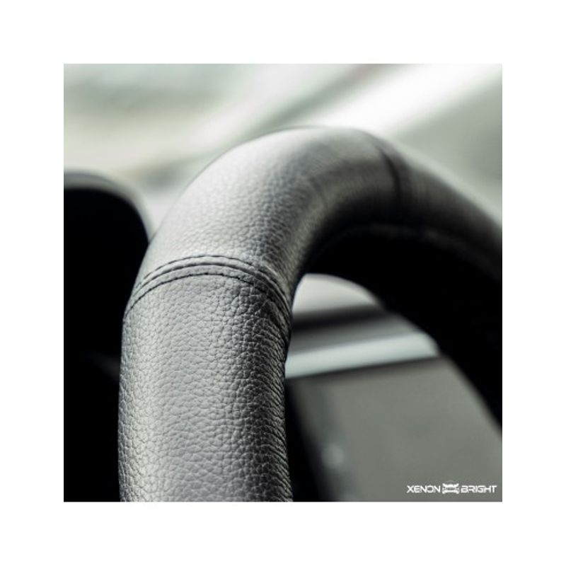 Auto si Moto - Intretinere auto - Huse auto - Husa volan din Piele 37-39 cm Negru, Amio - Infinity.ro