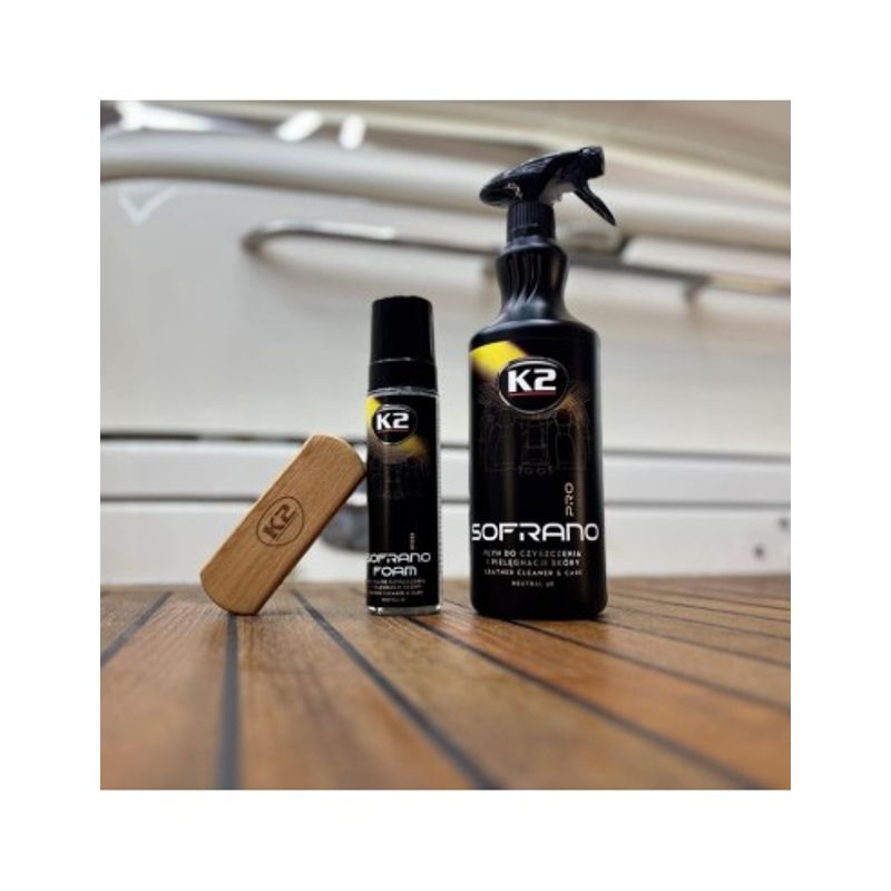 Auto si Moto - Intretinere auto - Produse curatare auto - Solutie Curatare si Ingrijire Piele Auto K2 SOFRANO PRO, 200ml - Infinity.ro