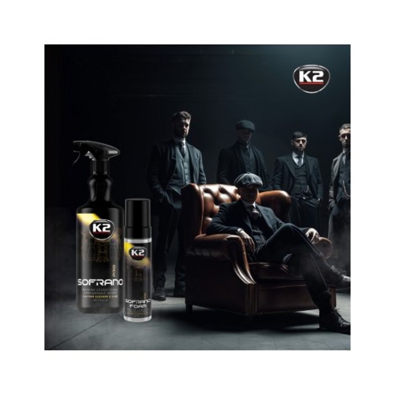 Auto si Moto - Intretinere auto - Produse curatare auto - Solutie Curatare si Ingrijire Piele Auto K2 SOFRANO PRO, 200ml - Infinity.ro