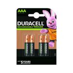 Casa si Gradina - Electrice - Accesorii electrice - Baterii, acumulatori si incarcatoare - Acumulatori Duracell R3,  AAAK4 900mAh 4 buc - Infinity.ro