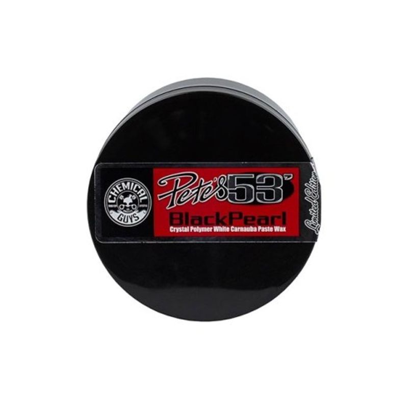Auto si Moto - Intretinere auto - Produse curatare auto - Ceara auto solida ChemicalGuys Petes 53 Black Pearl Carnauba Paste Wax 227 gr - Infinity.ro