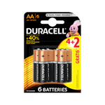 Casa si Gradina - Electrice - Accesorii electrice - Baterii, acumulatori si incarcatoare - Baterii Duracell Basic R6, AA alcaline  4+2 buc - Infinity.ro