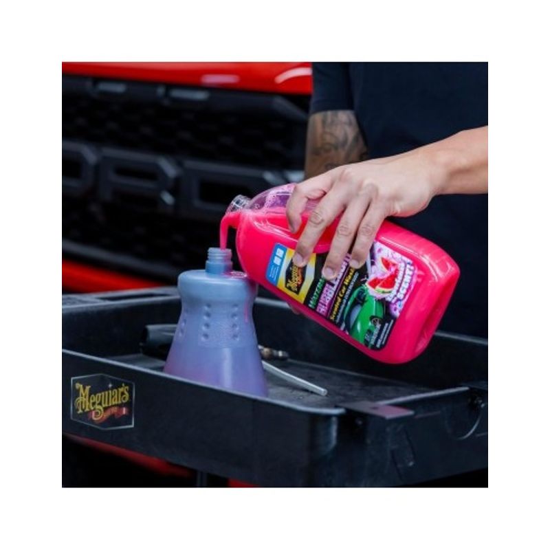 Auto si Moto - Intretinere auto - Produse curatare auto - Sampon Auto Meguiar's Scented Car Wash Watermelon Bubblegum, 1.89L - Infinity.ro