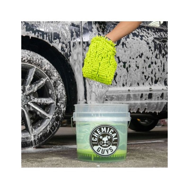 Auto si Moto - Intretinere auto - Produse curatare auto - Galeata spalare auto transparenta ChemicalGuys Heavy Duty Ultra Clear Detailing Bucket, 16.09 L - Infinity.ro