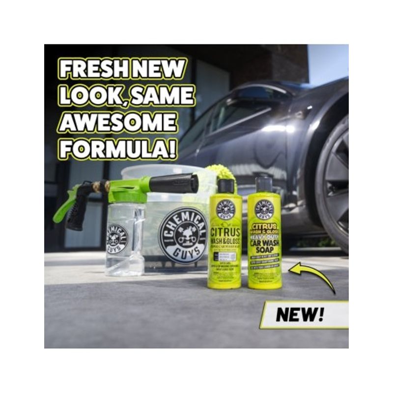 Auto si Moto - Intretinere auto - Produse curatare auto - Sampon auto ChemicalGuys Citrus Wash & Gloss, 473 ml - Infinity.ro