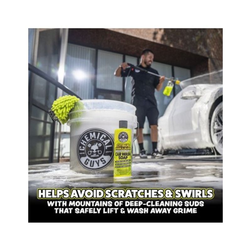 Auto si Moto - Intretinere auto - Produse curatare auto - Sampon auto ChemicalGuys Citrus Wash & Gloss, 473 ml - Infinity.ro