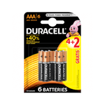 Casa si Gradina - Electrice - Accesorii electrice - Baterii, acumulatori si incarcatoare - Baterii Duracell Basic R3, AAA alcaline  4+2 buc - Infinity.ro