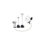 Auto si Moto - Piese auto si accesorii - Caroserie - Ornamente exterior auto - Claxon auto 2 trompete premium, compresor aer inclus, 12V - Infinity.ro