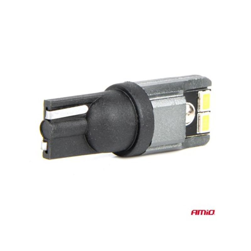 Auto si Moto - Electrice auto - Iluminare si semnalizare - Becuri auto - Set 2 led auto W5W, T10 ,cu 4 smd, Canbus Alb, 12V/24V - Infinity.ro