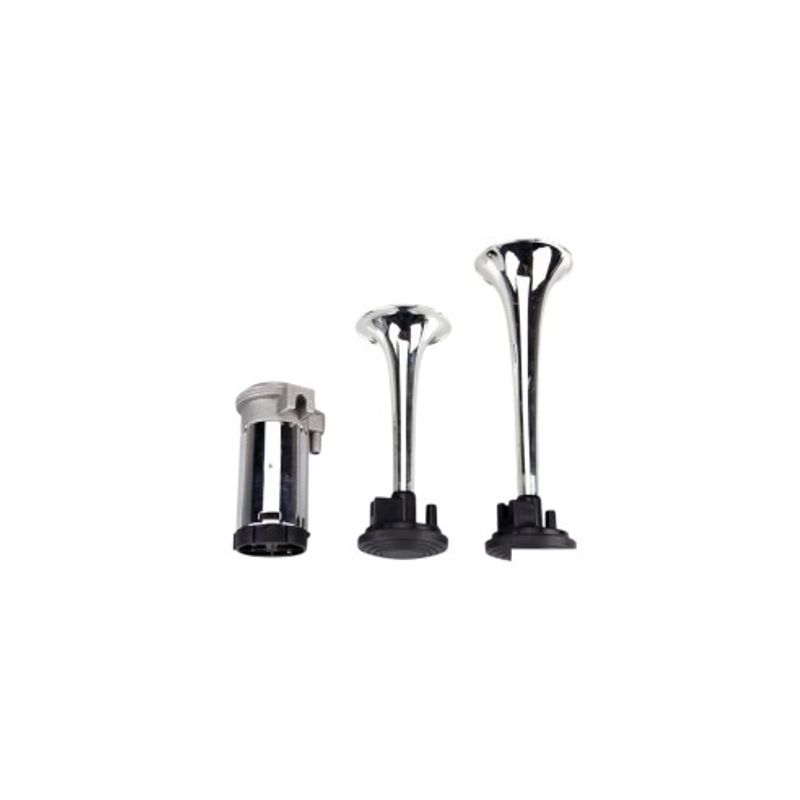 Auto si Moto - Piese auto si accesorii - Caroserie - Ornamente exterior auto - Claxon auto 2 trompete premium, compresor aer inclus, 12V - Infinity.ro