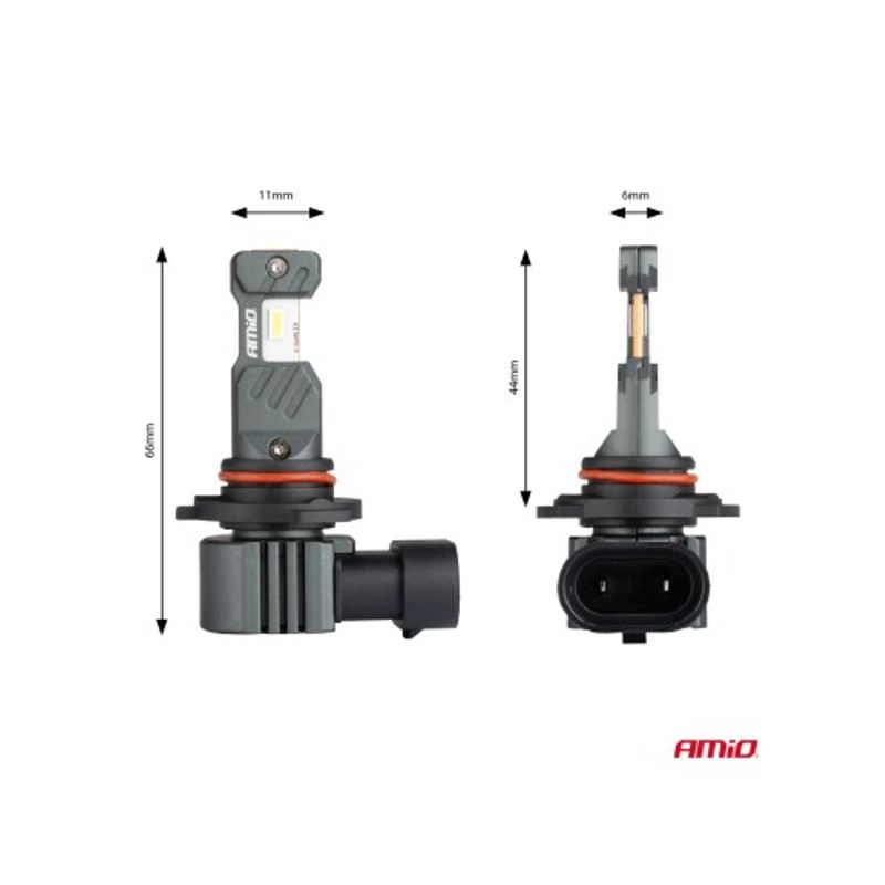 Auto si Moto - Piese auto si accesorii - Caroserie - Faruri, stopuri si proiectoare - Set 2 leduri auto HB3, 9005, H10, HIR1, Canbus, 60W, 5600 Lm, 12V - Infinity.ro