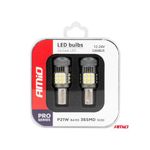 Auto si Moto - Electrice auto - Iluminare si semnalizare - Becuri auto - Set 2 LED Auto P21W, R10W, R5W, BA15S Canbus Pro, cu 36 smd, ventilator, alb, 12V/24V - Infinity.ro