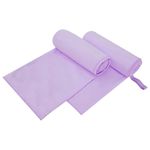 Casa si Gradina - Textile si covoare - Textile baie - Prosoape - Prosoape sport 2 pcs Violet 200 x 100 cm Poliester si poliamida - Infinity.ro