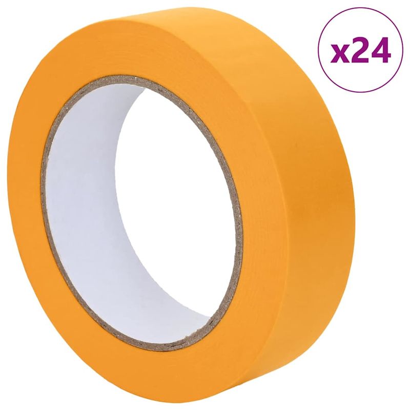 Carti si Birotica - Birotica - Accesorii de birou - Benzi adezive - Benzi de mascare pentru pictori 24 pcs Galben 25mm x 50m Hartie - Infinity.ro
