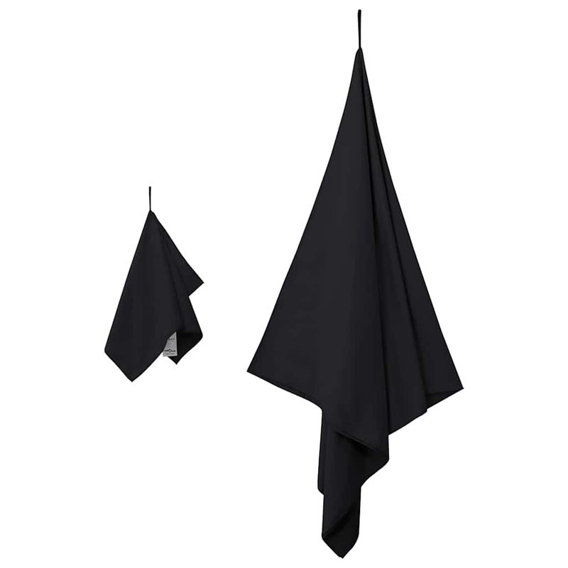 Casa si Gradina - Textile si covoare - Textile baie - Prosoape - Set de Prosoape sport Altele Negru tesatura - Infinity.ro