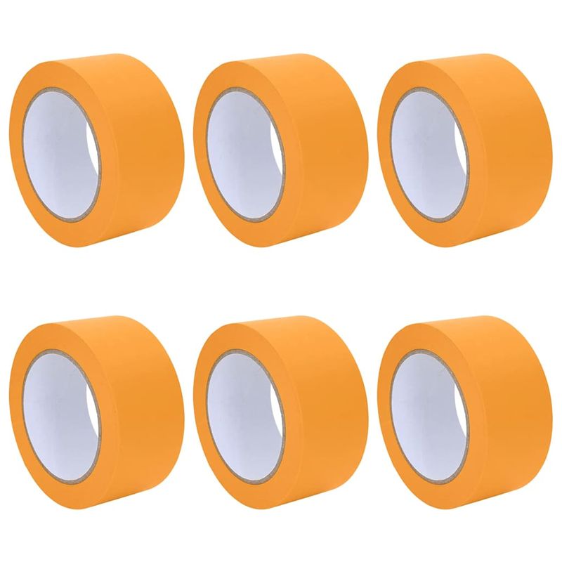 Carti si Birotica - Birotica - Accesorii de birou - Benzi adezive - Benzi de mascare pentru pictori 6 pcs Galben 50mm x 50m Hartie - Infinity.ro