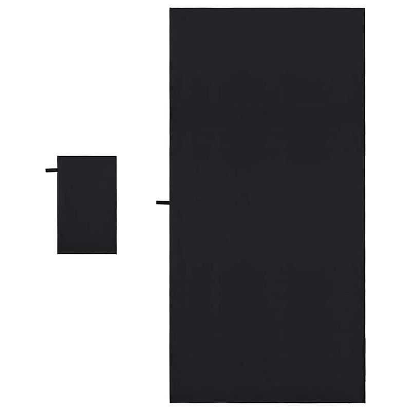 Casa si Gradina - Textile si covoare - Textile baie - Prosoape - Set de Prosoape sport Altele Negru tesatura - Infinity.ro