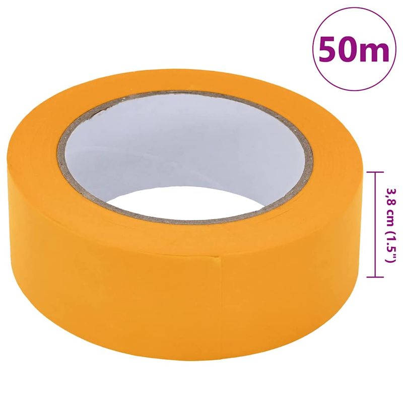 Carti si Birotica - Birotica - Accesorii de birou - Benzi adezive - Benzi de mascare pentru pictori 50 pcs Galben 38mm x 50m Hartie - Infinity.ro