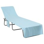 Casa si Gradina - Textile si covoare - Textile baie - Prosoape - Prosoape pentru sezlong 2 pcs albastru 210 x 75 cm - Infinity.ro
