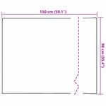 Casa si Gradina - Constructii - Ferestre si accesorii - Accesorii ferestre - Folie oglinda 2 pcs Argintiu PET - Infinity.ro