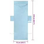 Casa si Gradina - Textile si covoare - Textile baie - Prosoape - Prosoape pentru sezlong 2 pcs albastru 210 x 75 cm - Infinity.ro