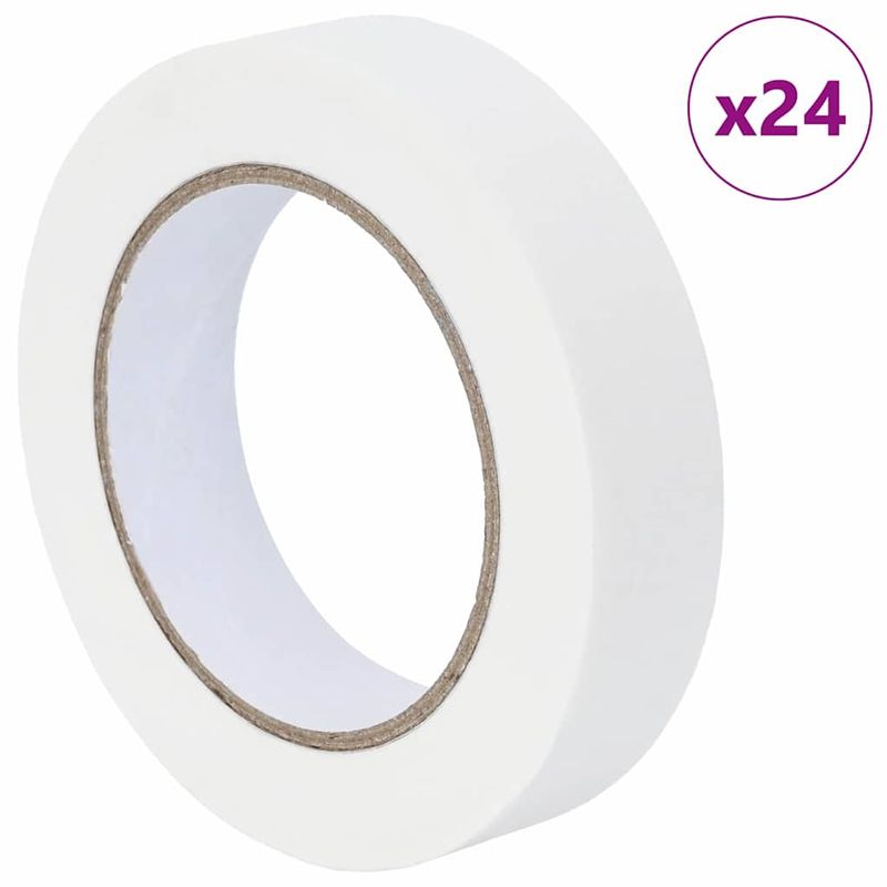 Carti si Birotica - Birotica - Accesorii de birou - Benzi adezive - Benzi de mascare pentru pictori 24 pcs Alb 25mm x 50m Hartie - Infinity.ro