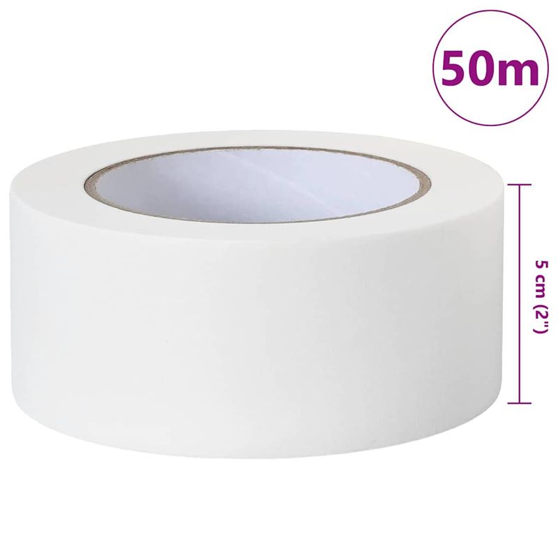 Carti si Birotica - Birotica - Accesorii de birou - Benzi adezive - Benzi de mascare pentru pictori 12 pcs Alb 50mm x 50m Hartie - Infinity.ro