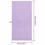 Casa si Gradina - Textile si covoare - Textile baie - Prosoape - Prosoape sport 2 pcs Violet 100 x 50 cm Poliester si poliamida - Infinity.ro