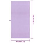 Casa si Gradina - Textile si covoare - Textile baie - Prosoape - Prosoape sport 2 pcs Violet 140 x 70 cm - Infinity.ro
