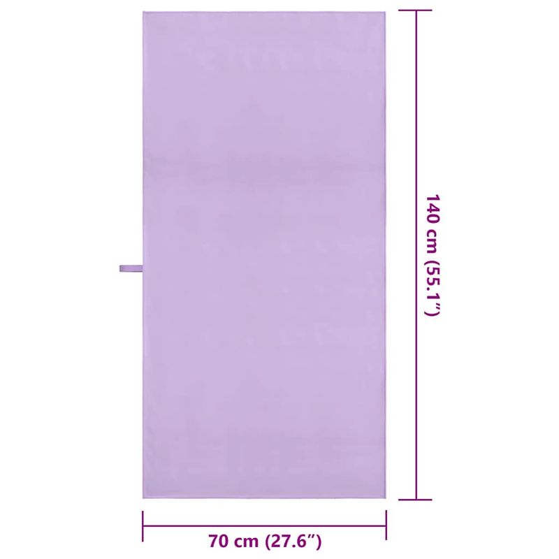 Casa si Gradina - Textile si covoare - Textile baie - Prosoape - Prosoape sport 2 pcs Violet 140 x 70 cm - Infinity.ro